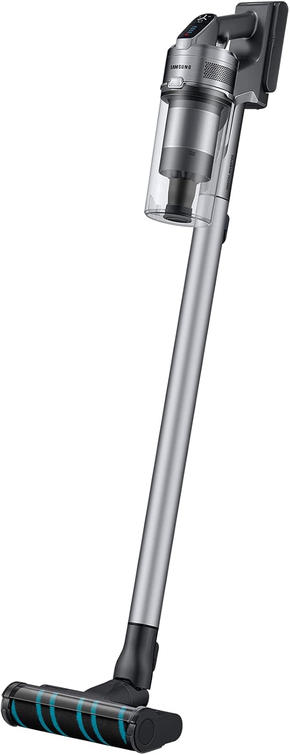 Jet 75 pet extra VS20T7562R5/EG, Akku-Handstaubsauger inklusive Ersatzakku, kabellos, beutellos, max. 200 W, wechselbarer 21.9V Li-Ion Akku, 0,8 Liter, ChroMetal Silber