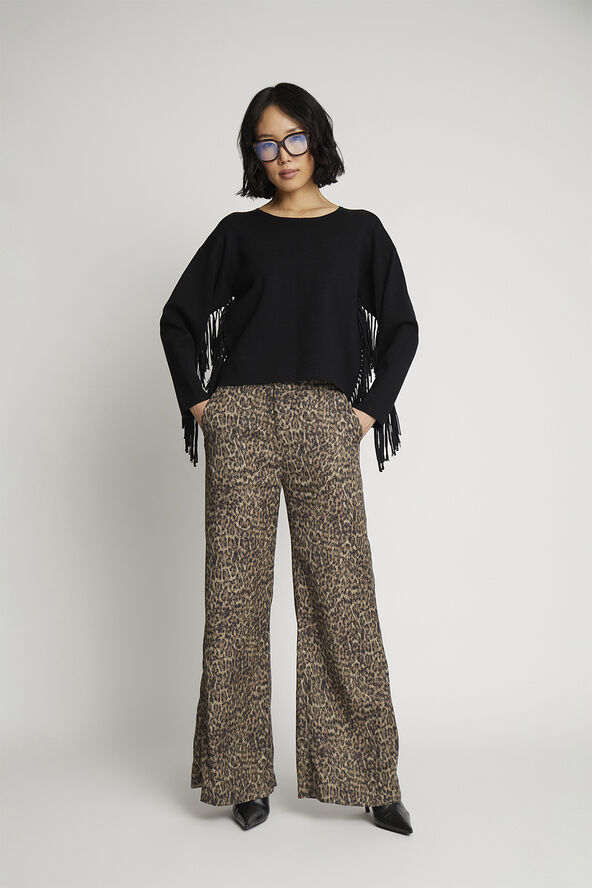 MUNTHE TAGILLU Ecovero Viscose Blend Knit Black