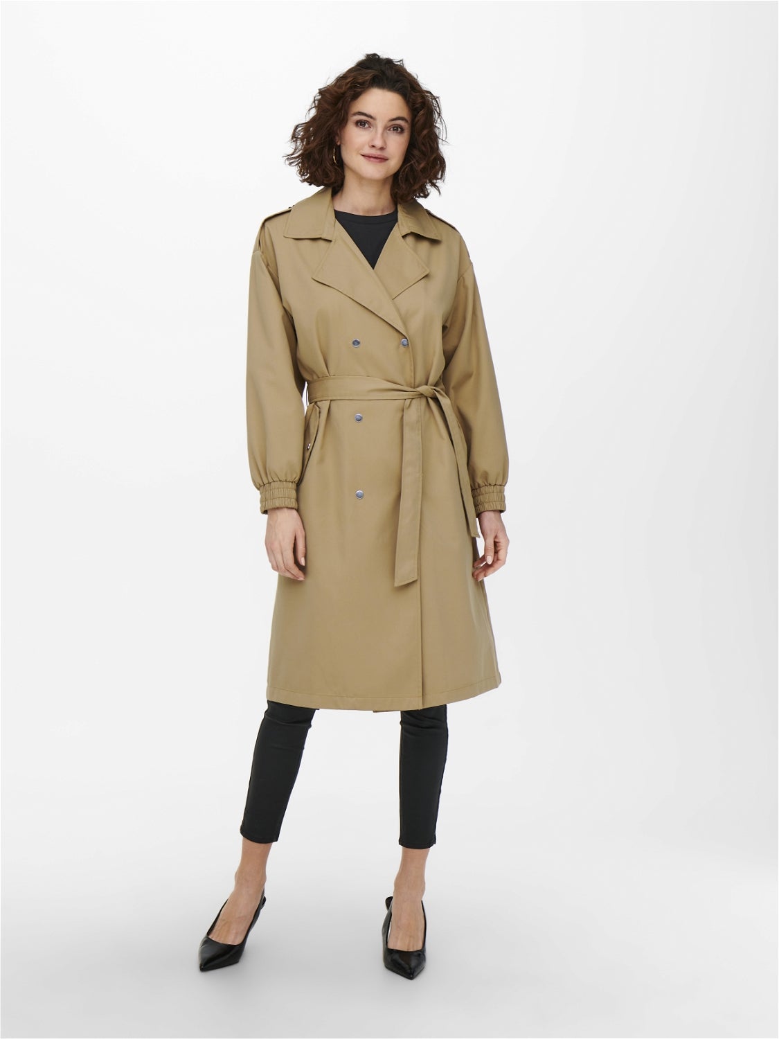 ONLSEPIA Trenchcoat Tigers Eye