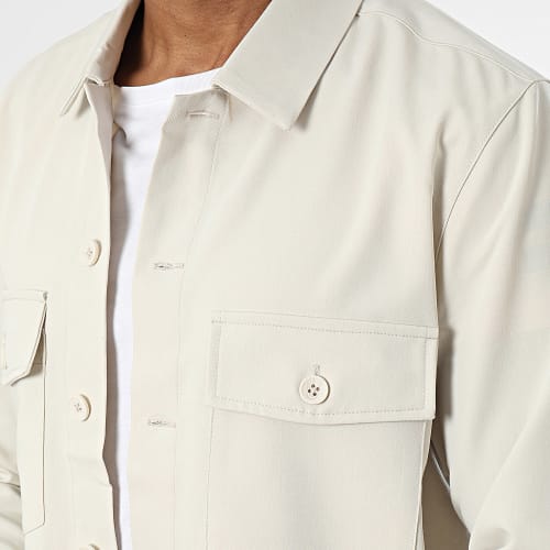Chemise Manches Longues Kari Beige