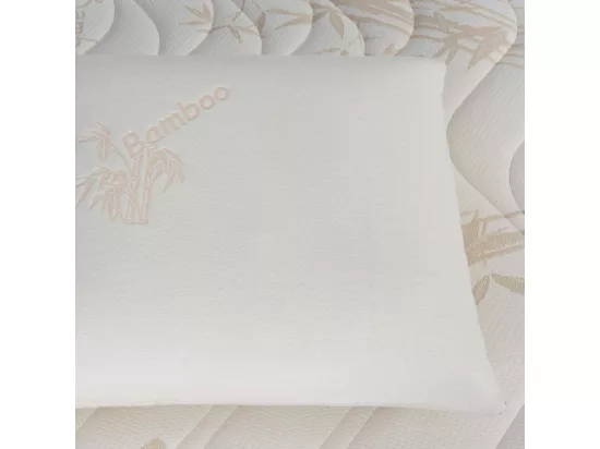OLYMPE LITERIE | Oreiller 60x60 cm BAMBOO | Mousse avec mémoire de forme