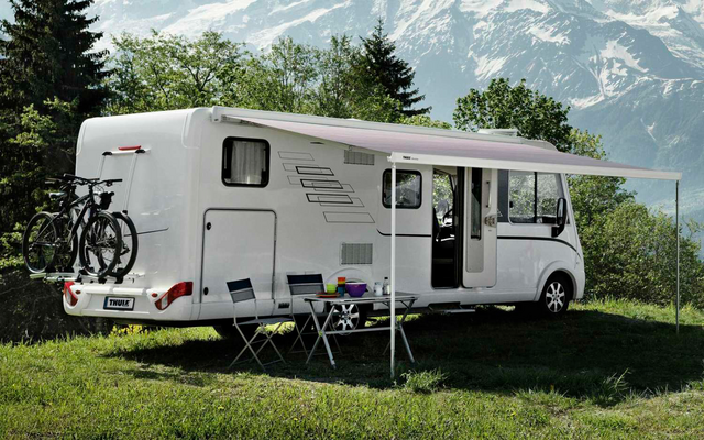 Thule Omnistor 8000 Wandmarkise Gehäusefarbe Weiß