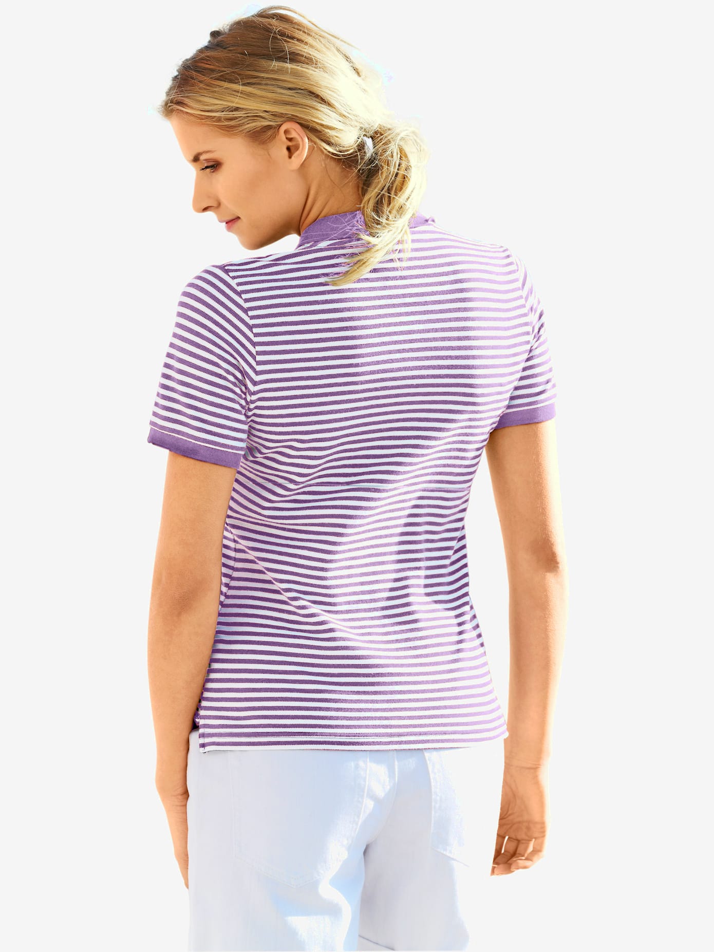 Style polo classique au motif rayé original