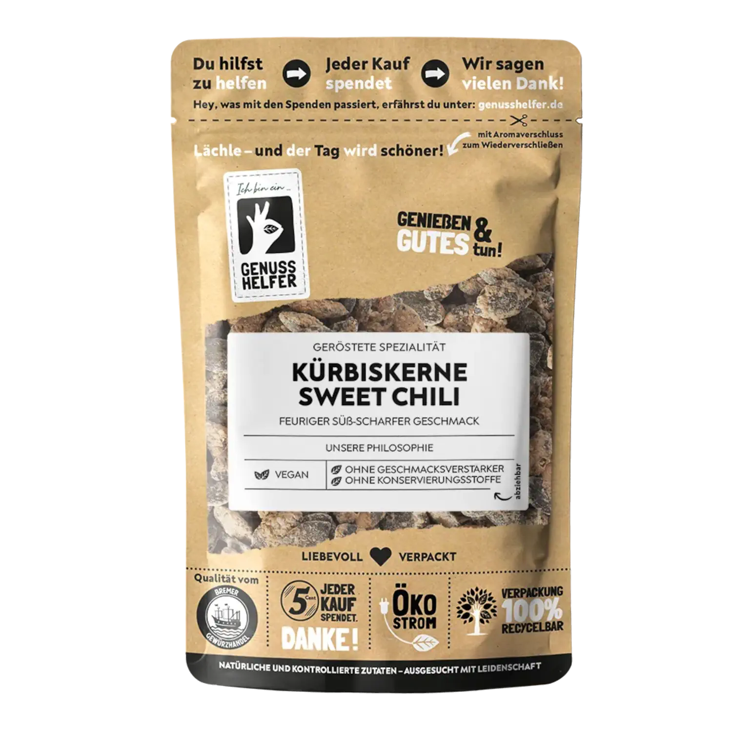 Kürbiskerne Sweet Chili, geröstet