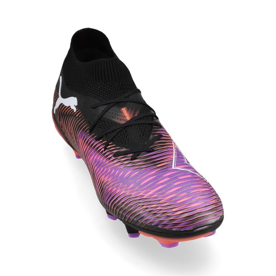 PUMA Future 8 Pro FG/AG Unlimited - Noir/Blanc/Glowing Red Femme