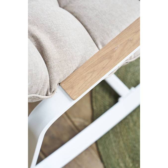 Fauteuil à bascule FELINIO Taupe