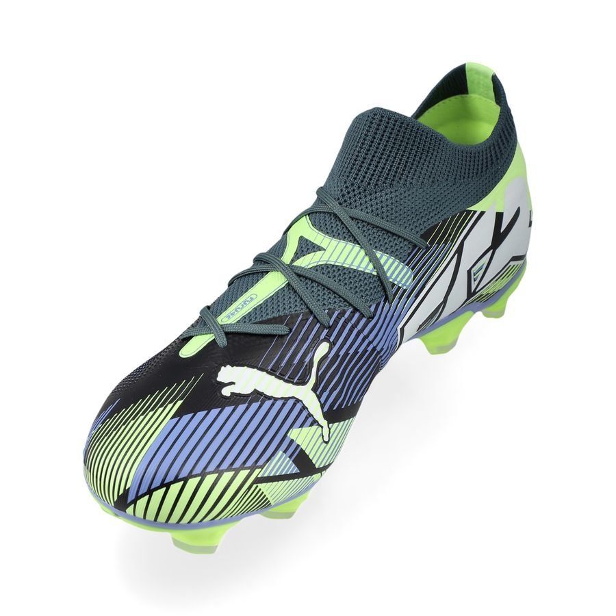 PUMA Future 7 Match FG/AG Lights Out - Gray Skies/Blanc/Fizzy Apple Femme
