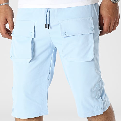 Short Cargo Bleu Clair