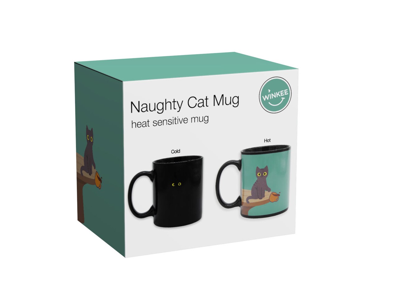Winkee - Naughty Cat heat sensitive krus