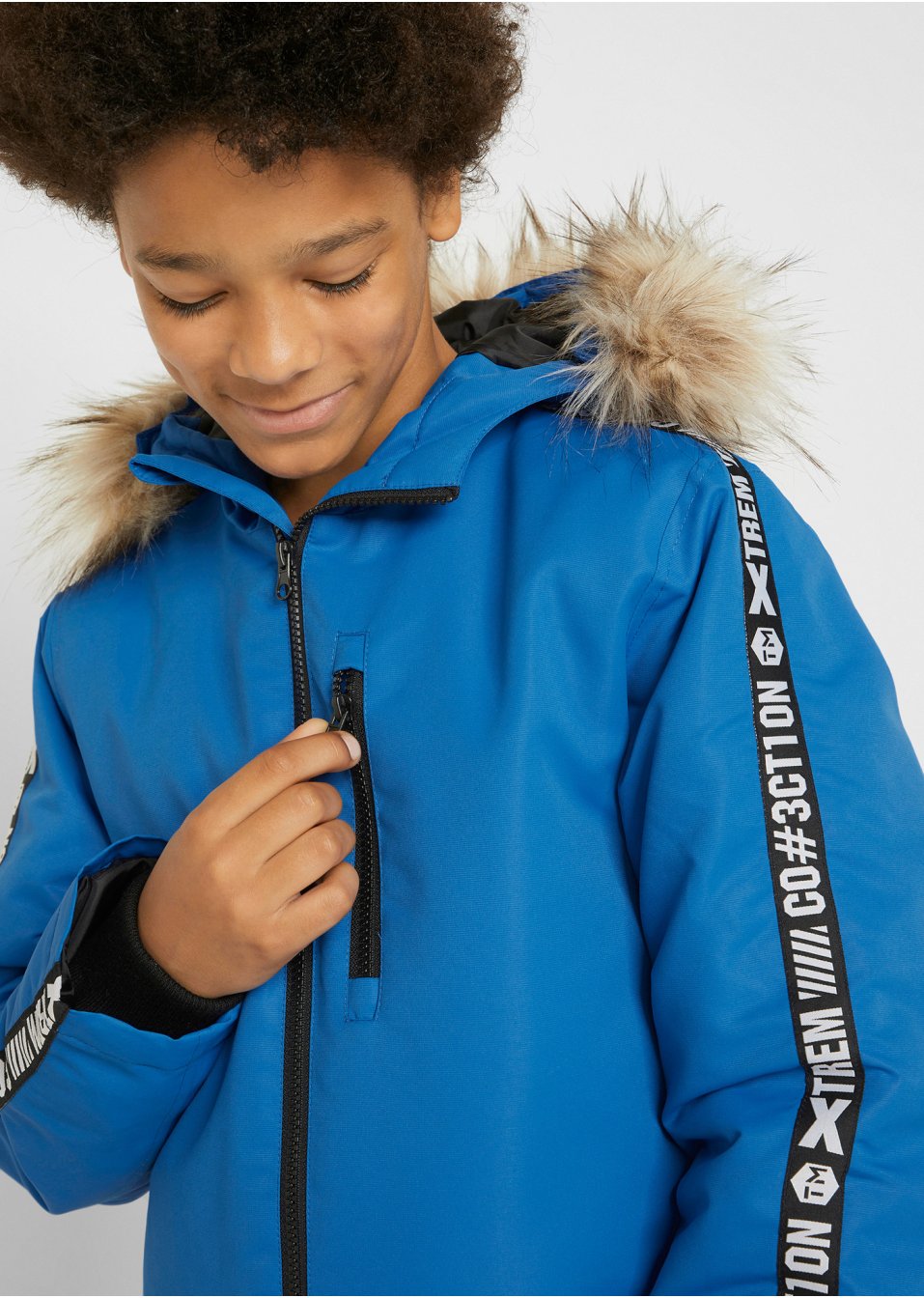 Veste d'hiver garçon à capuche