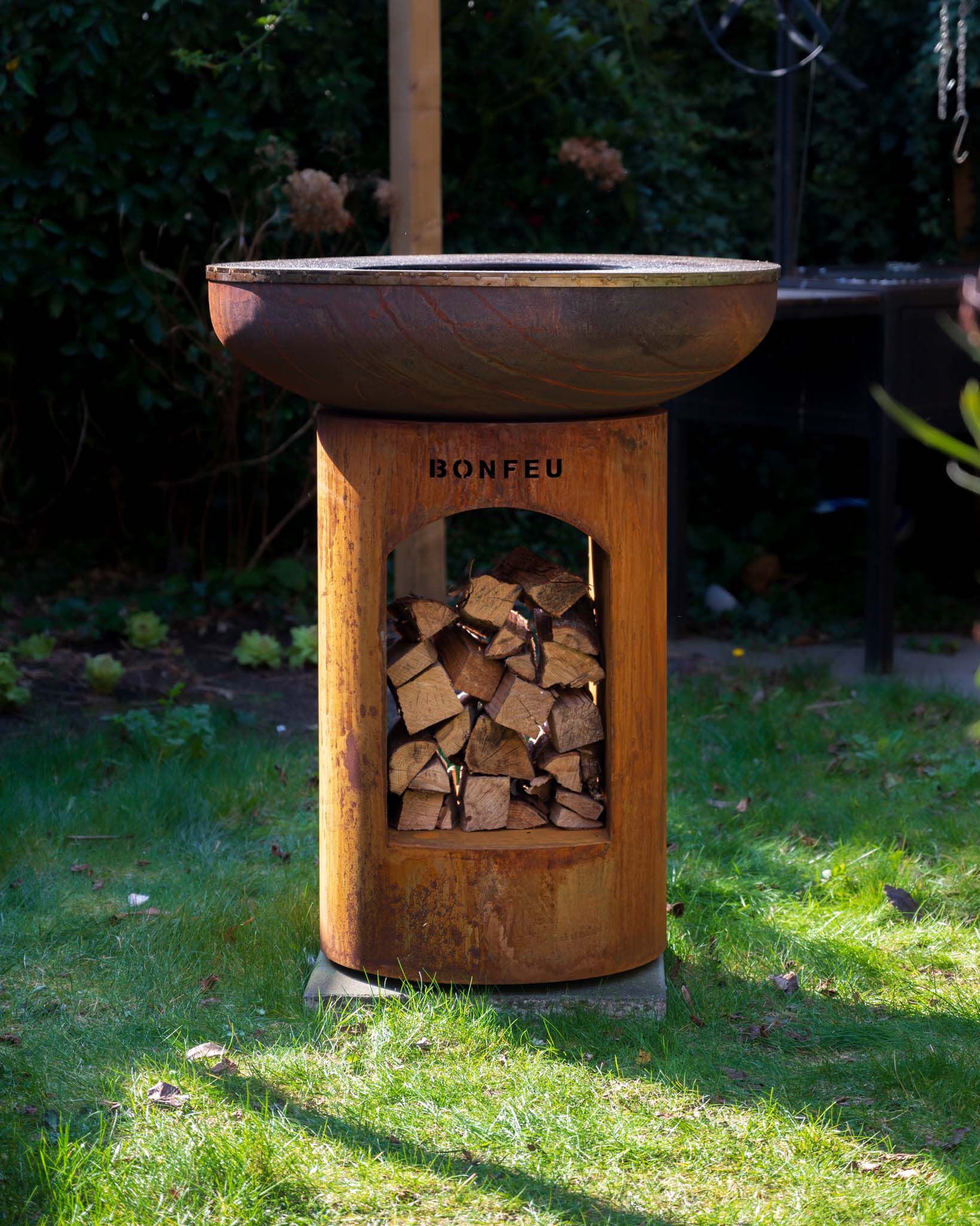 BonFeu BonBiza - Vuurschaal - Rond - Zwart - Staal - 80 cm