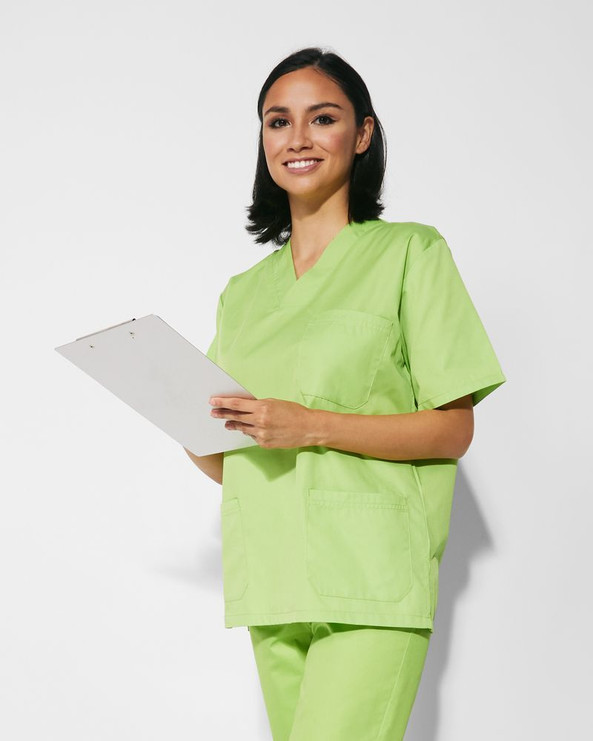 Roly CA9098 - PANACEA Blouse unisexe manches courtes