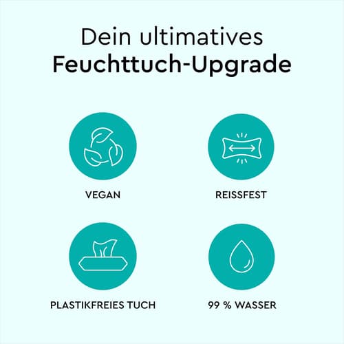 LILLYDOO Feuchttücher mit 99% Wasser, 15 Stück