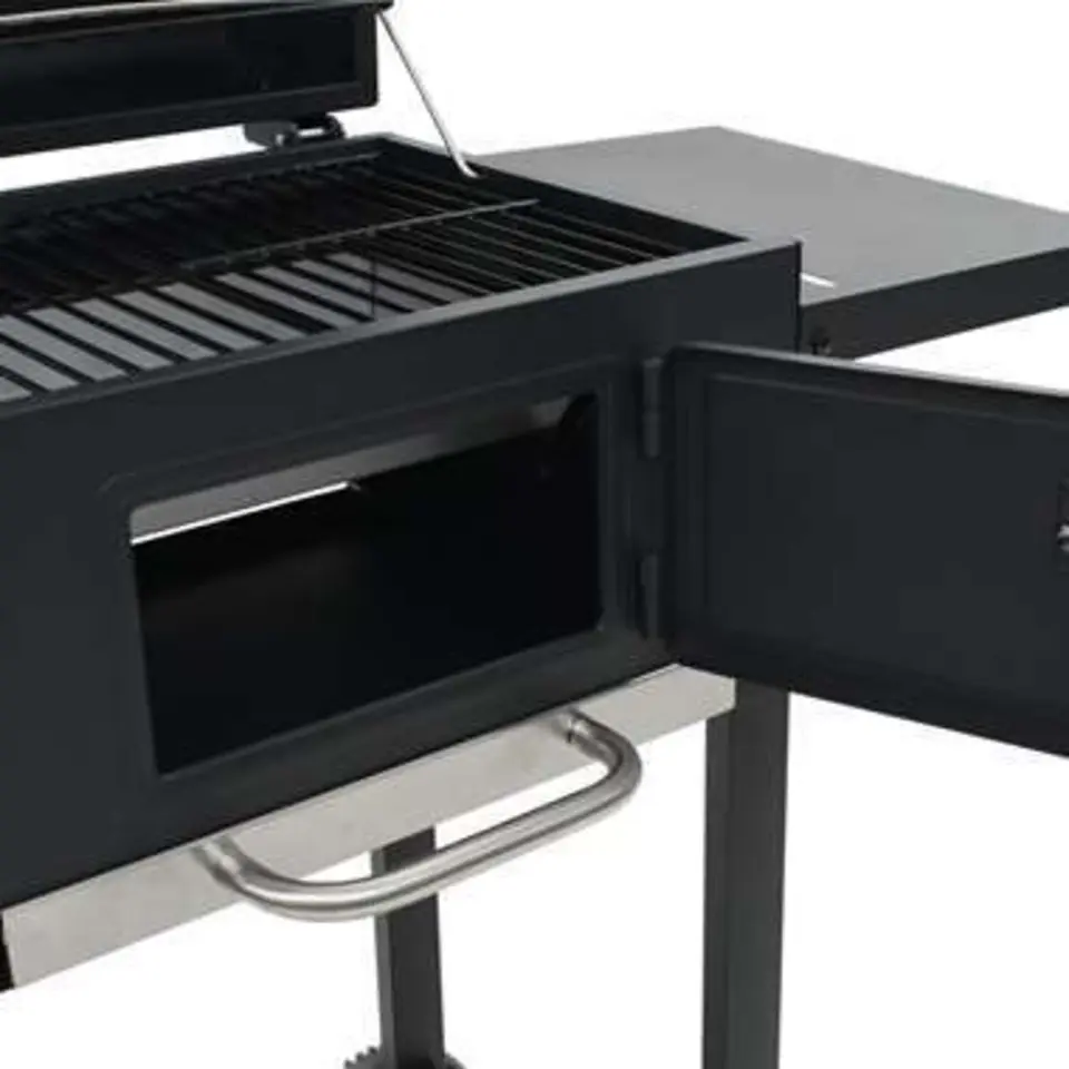 vidaXL - Barbecue - Zwart - Staal