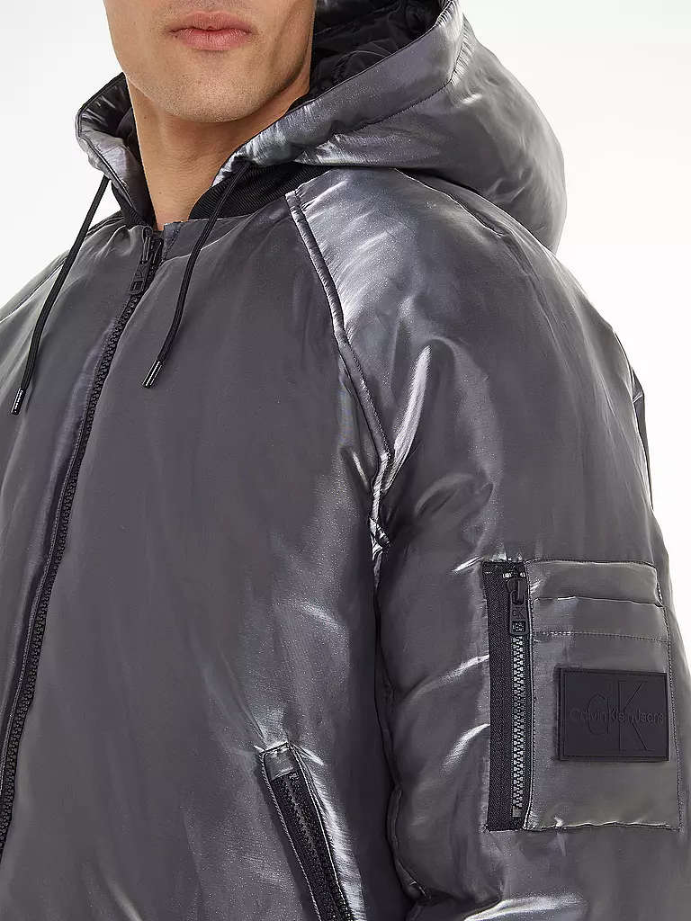 CALVIN KLEIN JEANS Jacke  silber