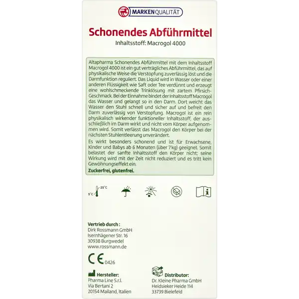 Schonendes Abführmittel