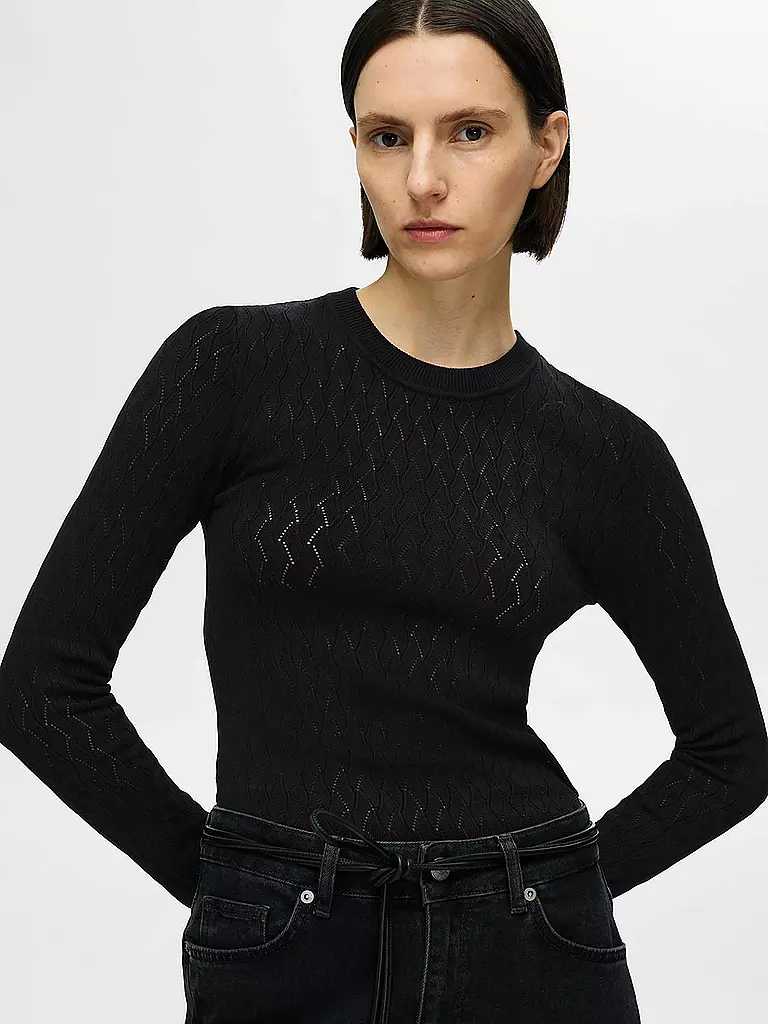 SELECTED FEMME Pullover SLFCABALA schwarz