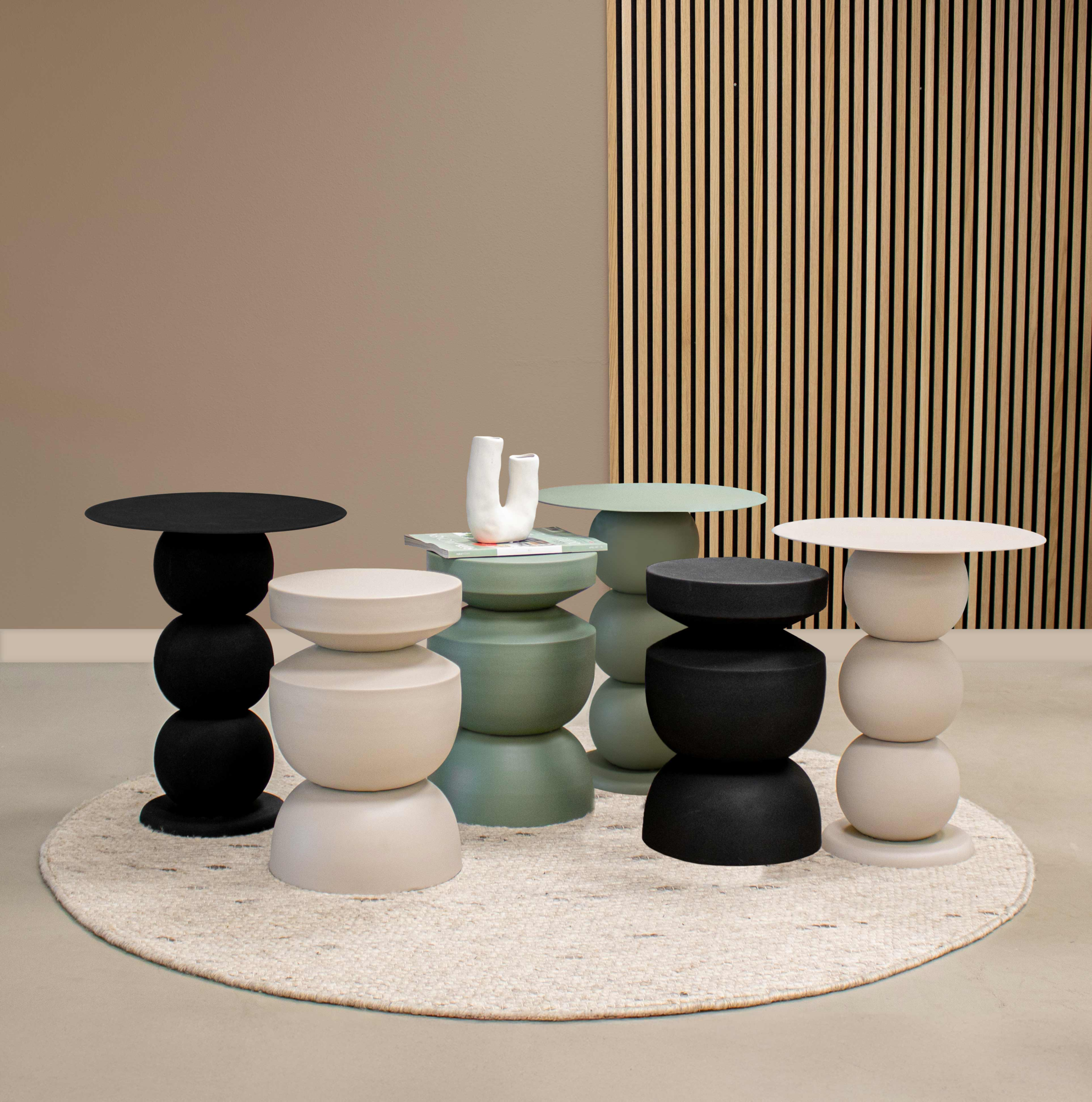Kick bijzettafel Cis - Beige