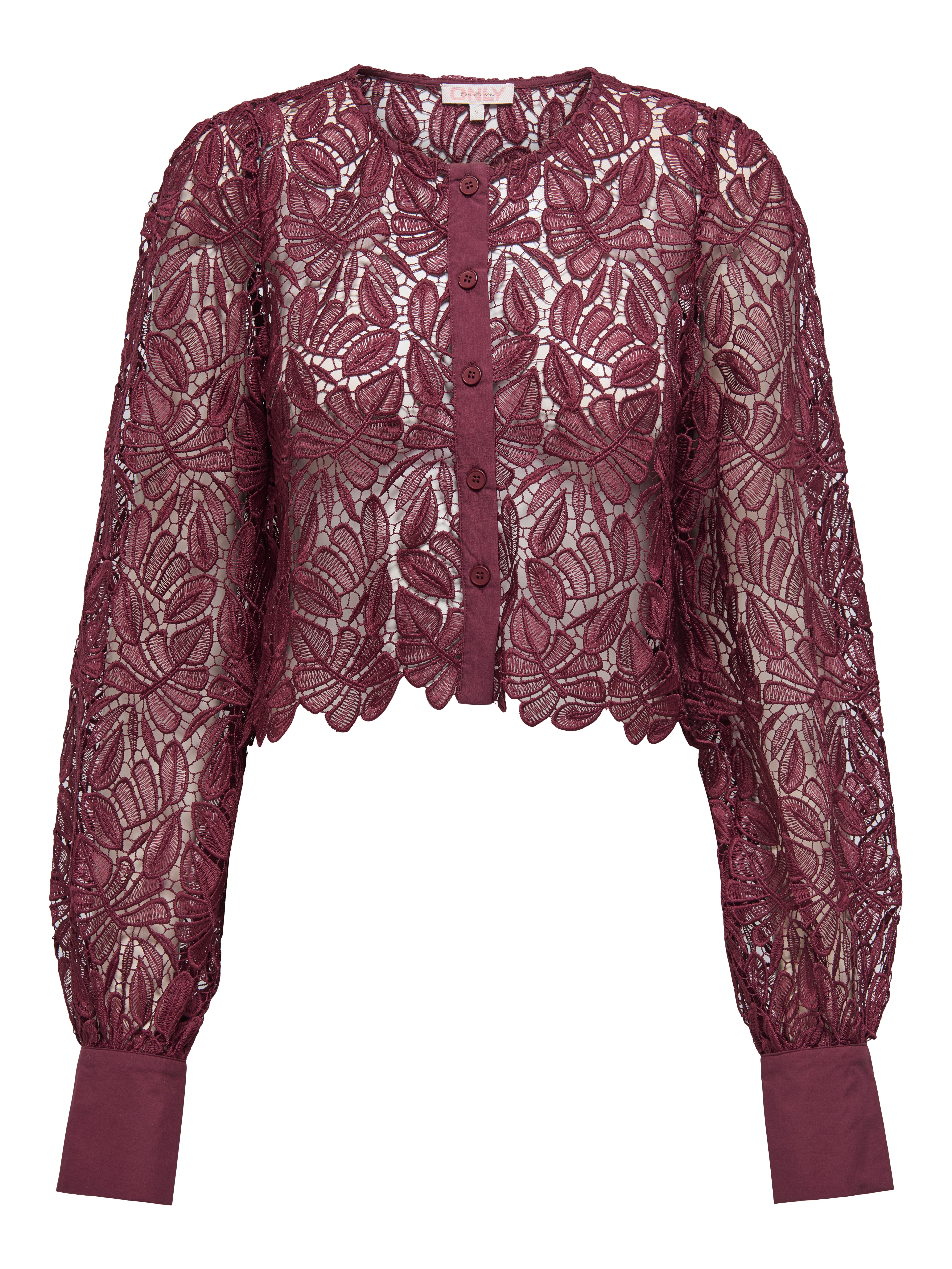 ONLELLA Hemd Burgundy