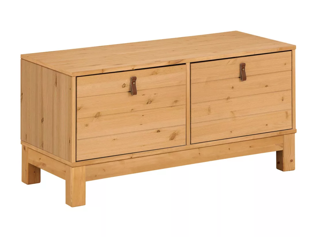 Ella | Banc avec 2 portes en pin