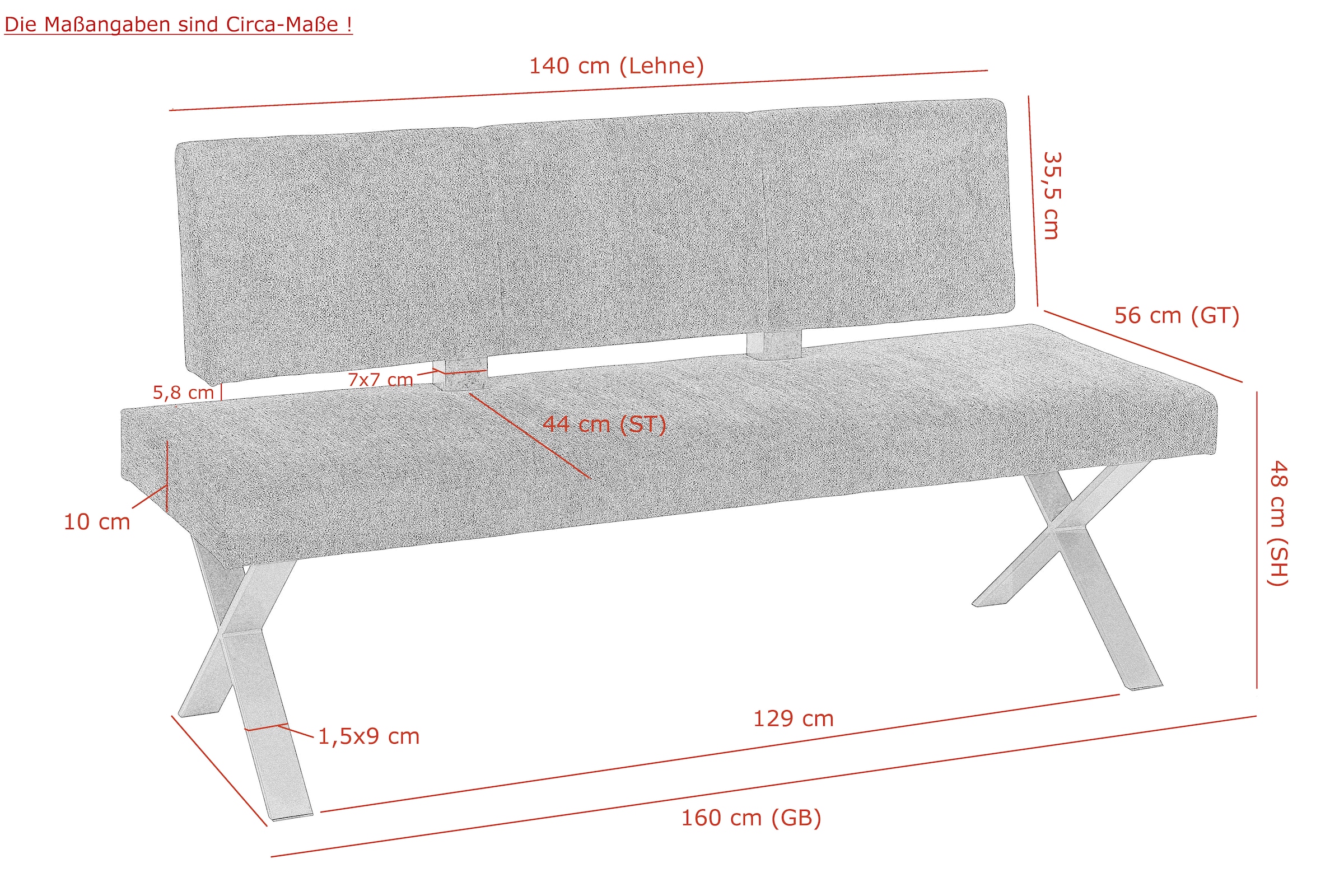 HELA Essgruppe »SAAR« 6 Stk. tlg. Tisch 160-200x90 cm, Einlegeplatte, X-Gestell, Stuhl 360° drehbar