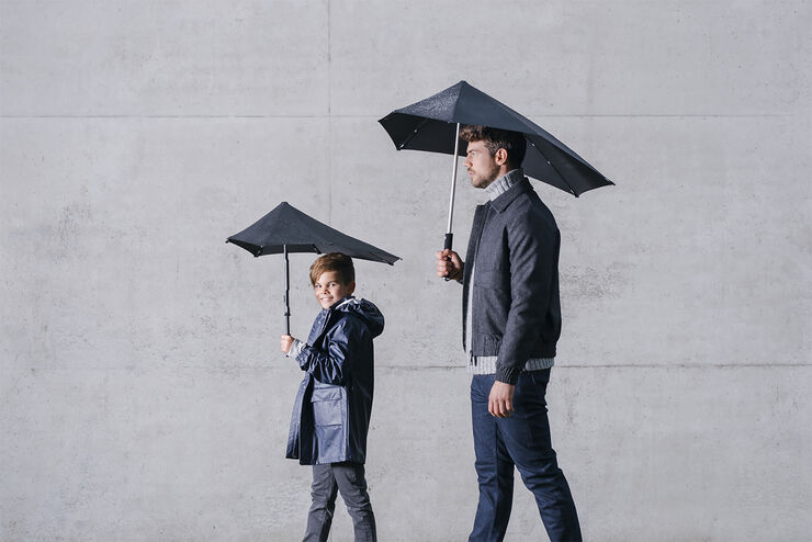 Senz Senz Kids storm umbrella pure black Pure black