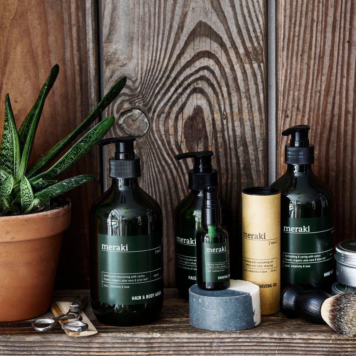 Meraki  Hair & body wash, men - 490 ml.