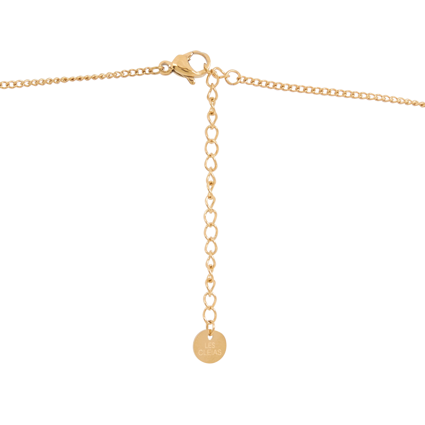 Collier long en acier inoxydabe | Jaune