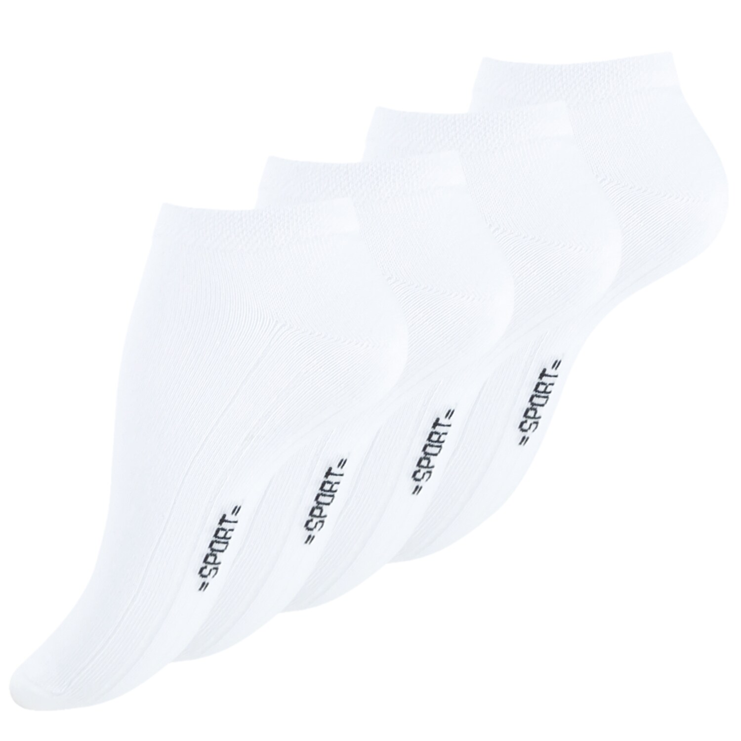 Cotton Prime® Sneaker Socken 8 Paar, mit Rippsohle