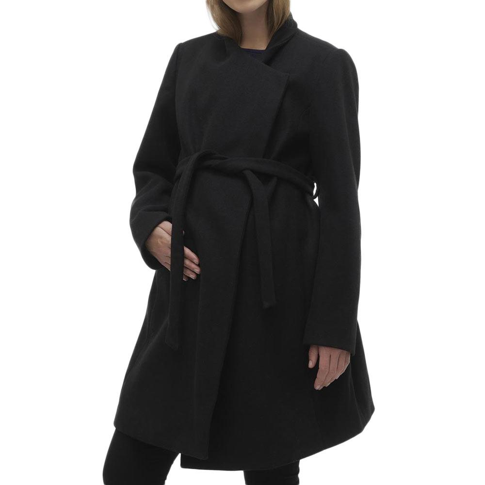 Mamalicious Manteau Noir Femme Mamalicious Rox Coat
