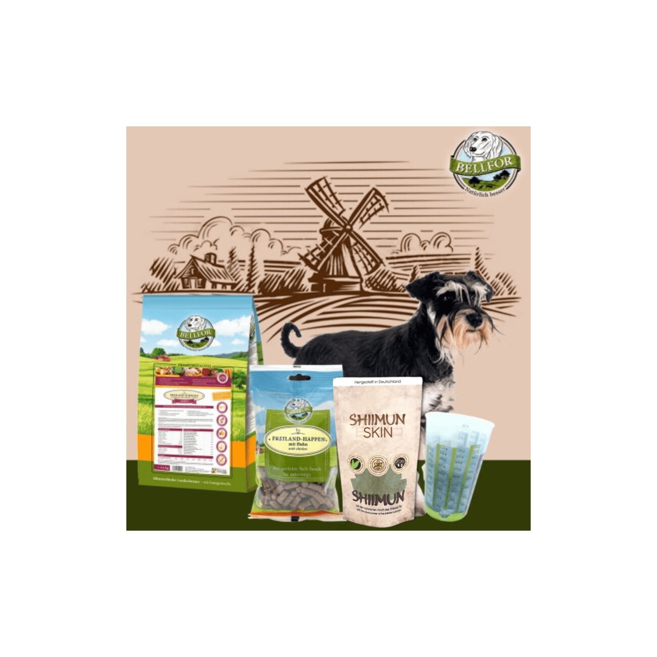 Bellfor Zwergschnauzer Futter Set