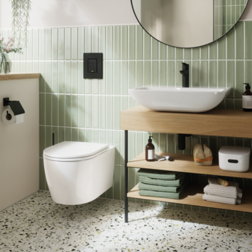Grohe wastafelkraan Start M-size QuickFix mat zwart