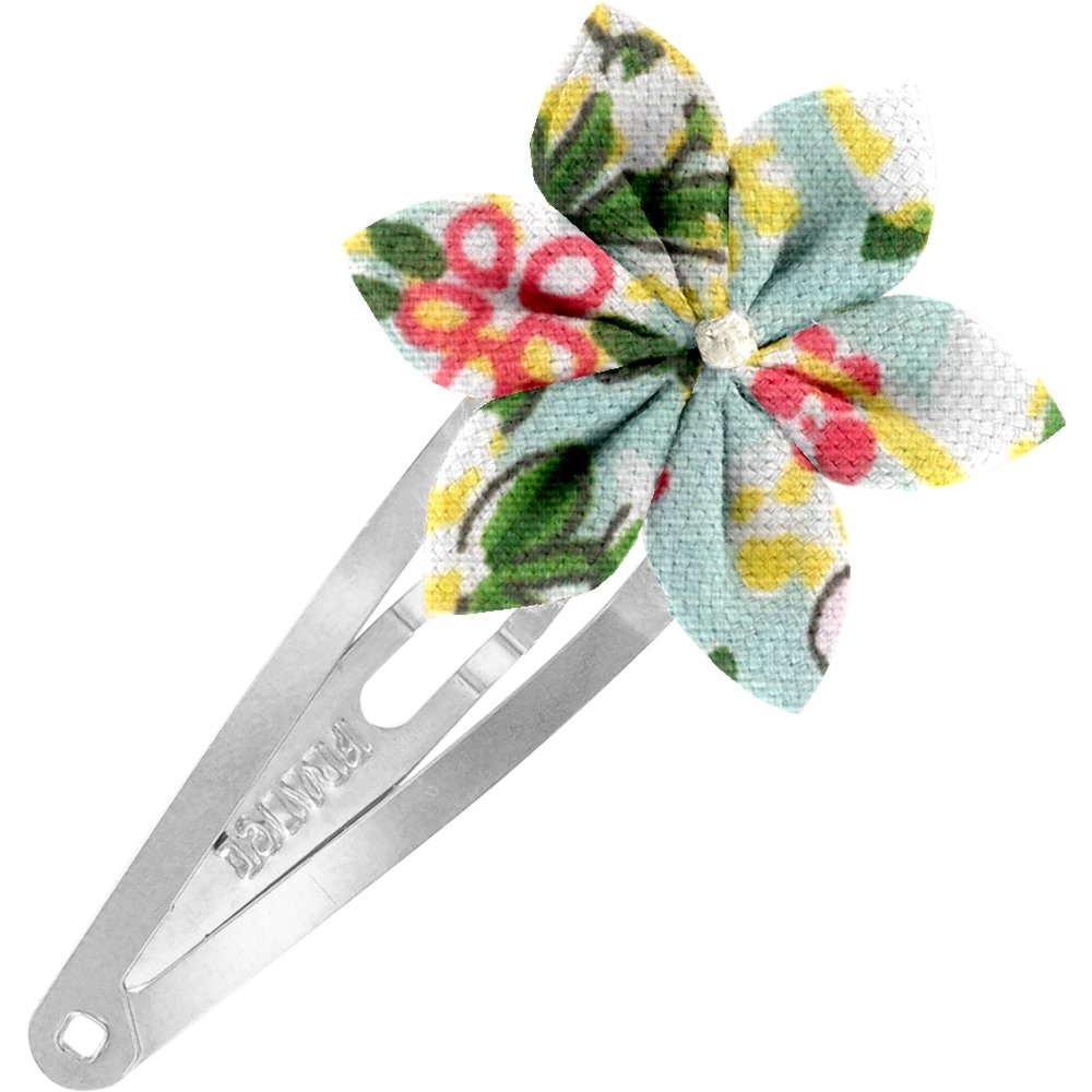 Barrette Clic-Clac Fleur Étoile Baie Mentholée