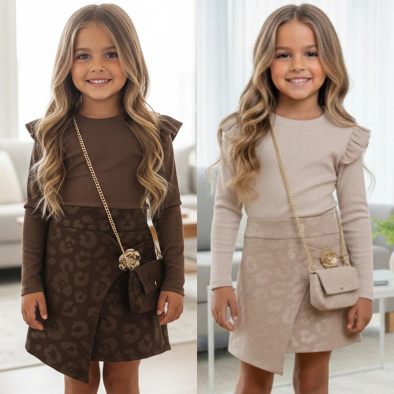 More suede dress