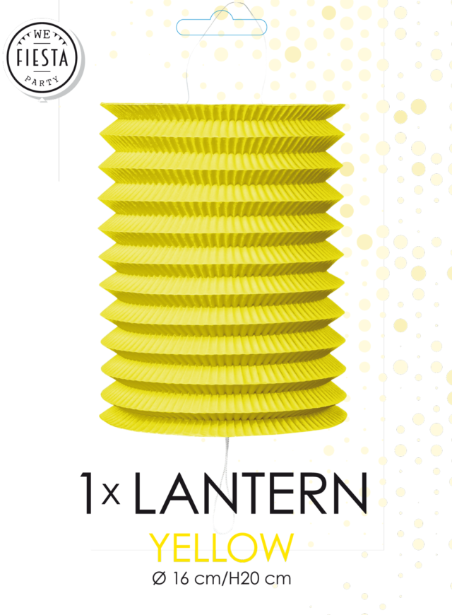 Gele Lampion Trek 16cm