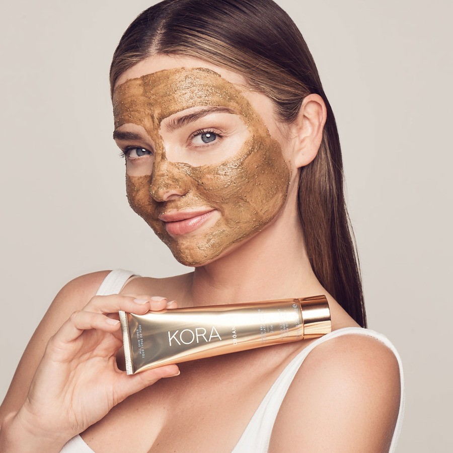 Kora Organics Turmeric Brightening & Exfoliating Mask 2-in-1 100ml