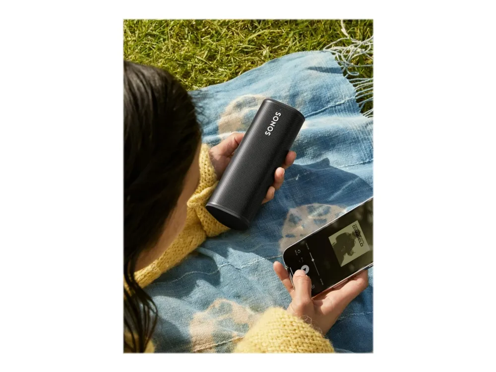 Sonos Roam - Smart højttaler - til transportabel brug - IEEE 802.11b/g/n/ac, Bluetooth - App-kontrolleret - 2-vejs - skygge sort