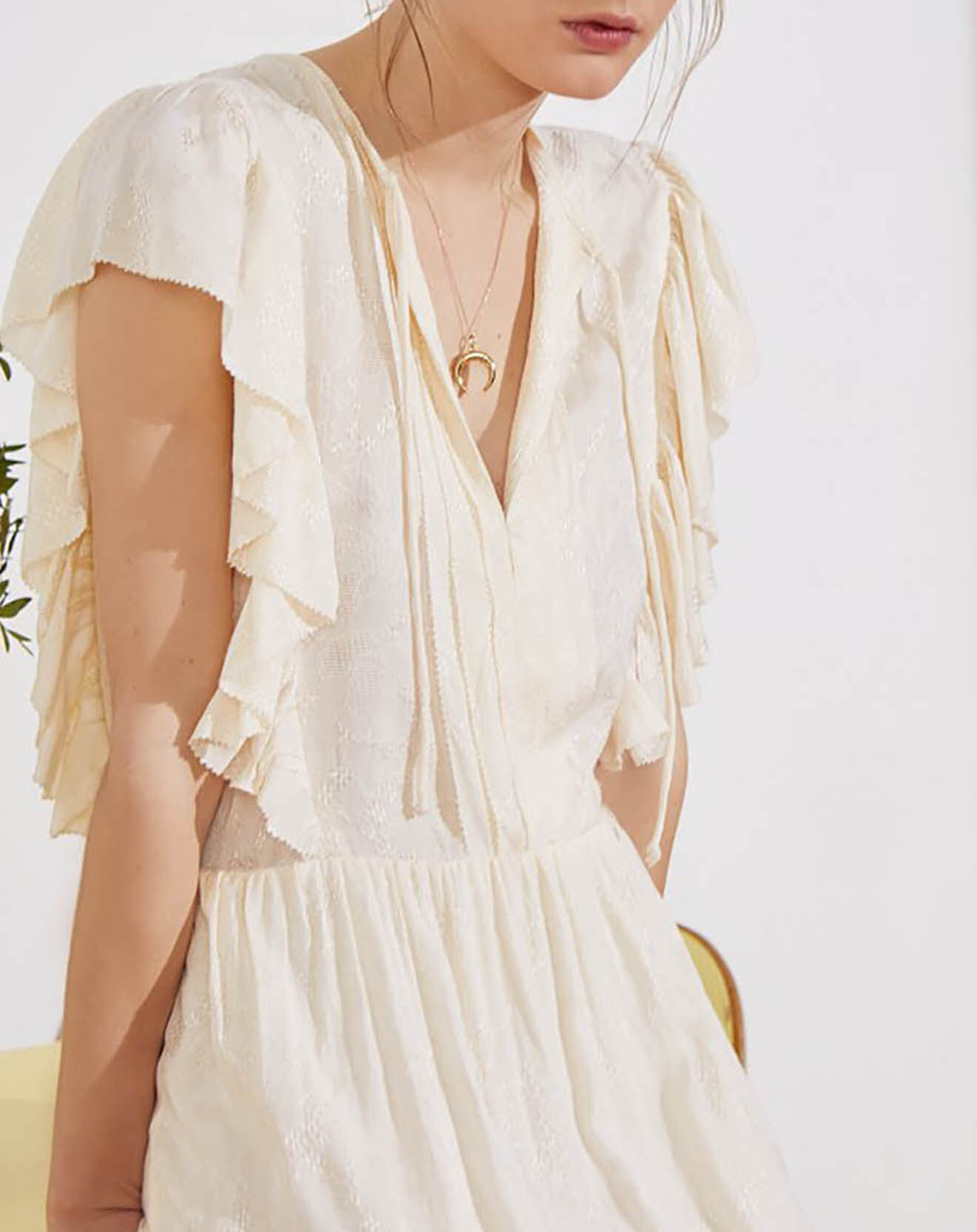 Swildens Robe Sinon écru/off white