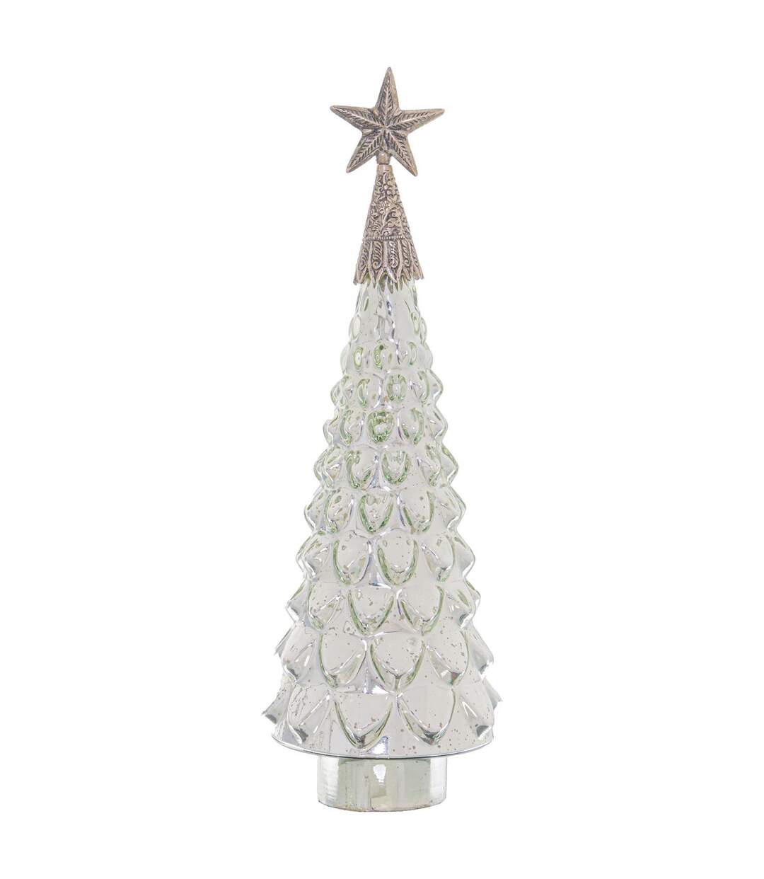 Hill Interiors - Décoration de Noël THE NOEL COLLECTION (Transparent / Argenté) (42 cm x 14 cm x 14 cm) - UTHI4615