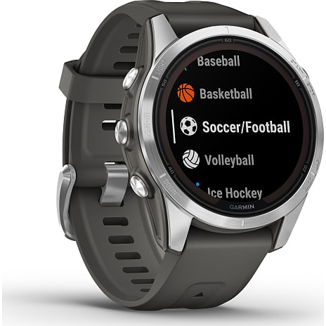 Garmin Fenix 7s Pro Solar 42 mm sportsur- grå