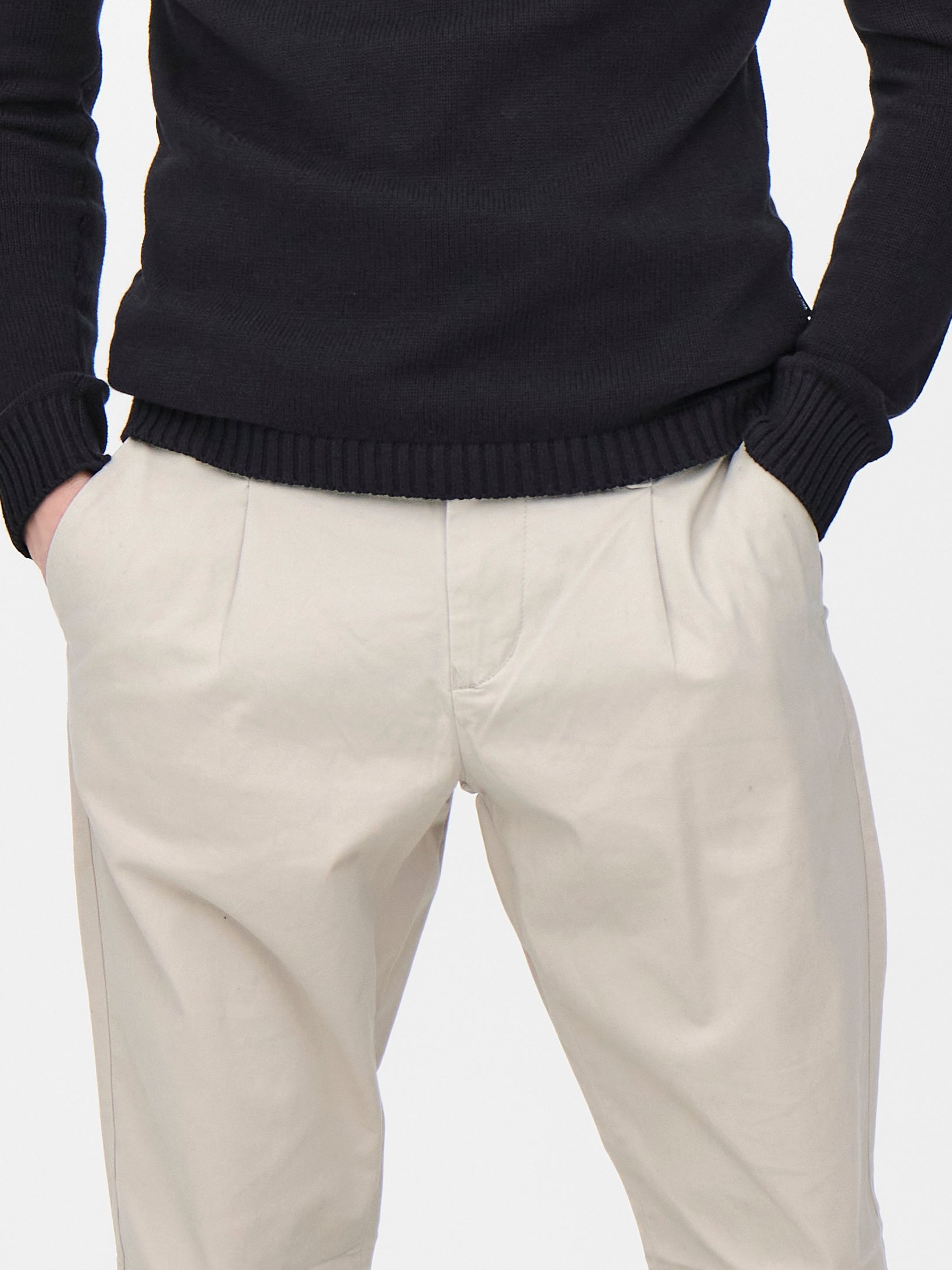 ONSCAM Verjüngt Chino Hose Silver Lining