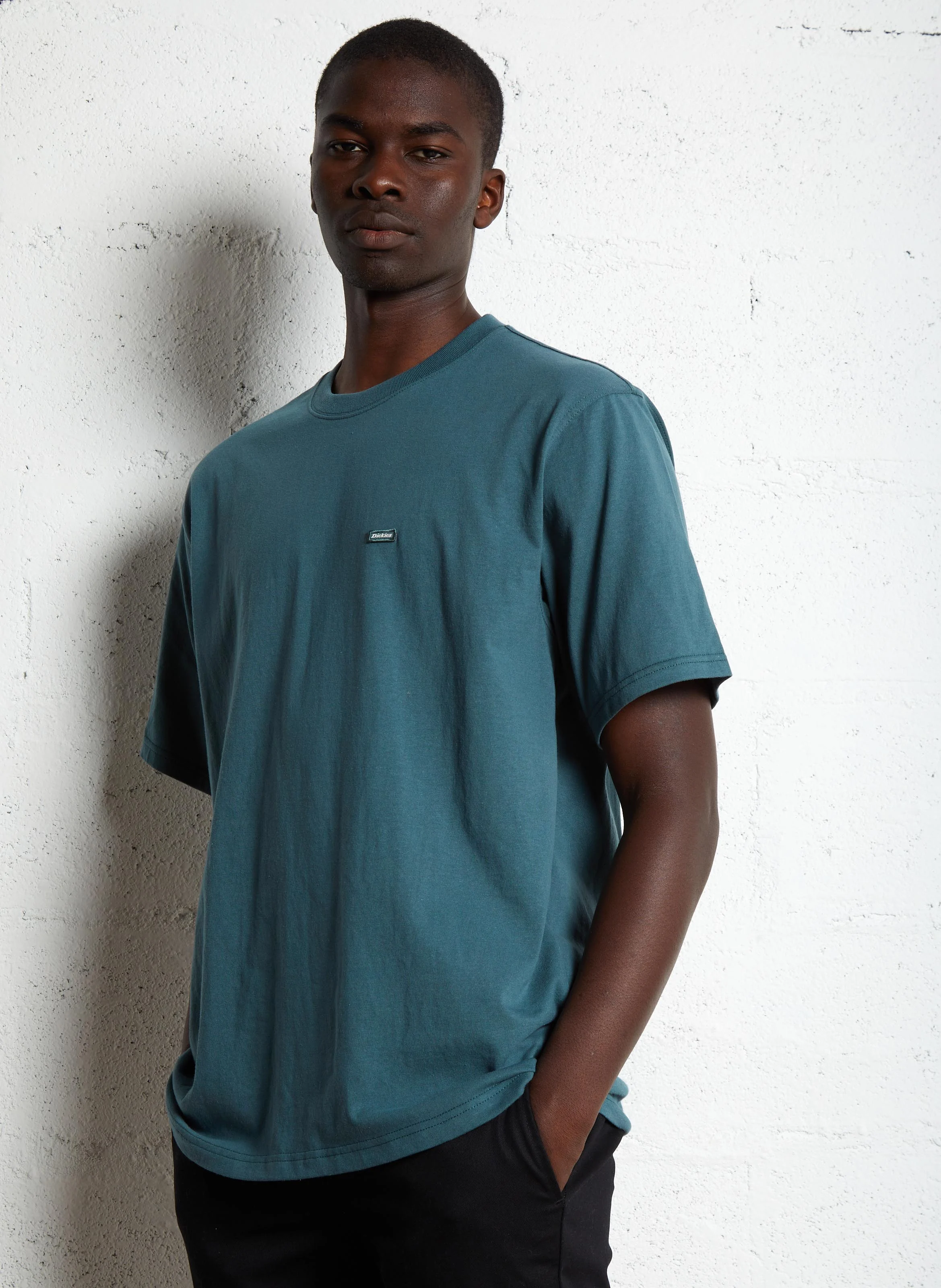 CLANCY - Tee-shirt manches courtes droit en coton | Vert