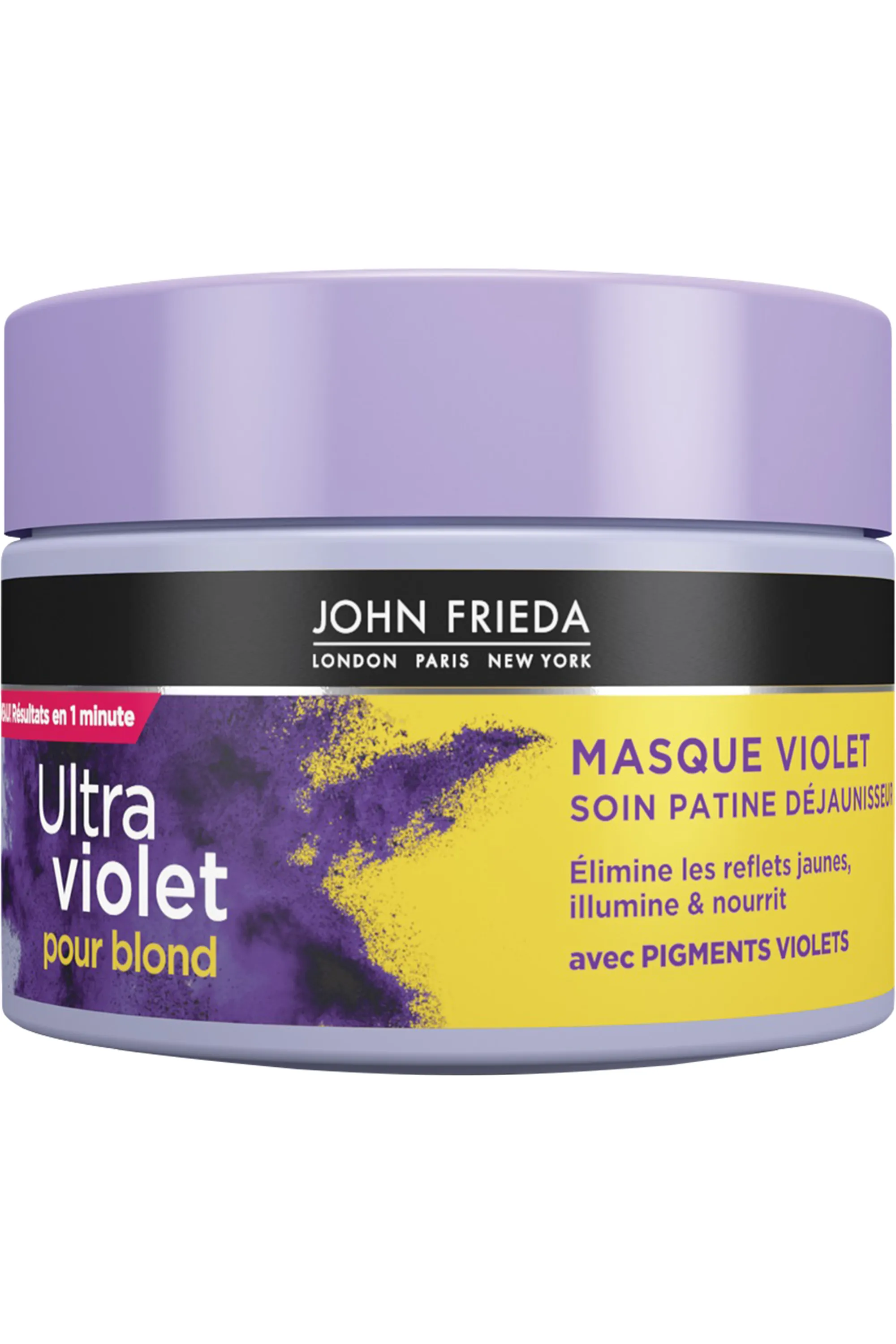 John Frieda Masque Violet pour cheveux blonds Ultra Violet-250 ml