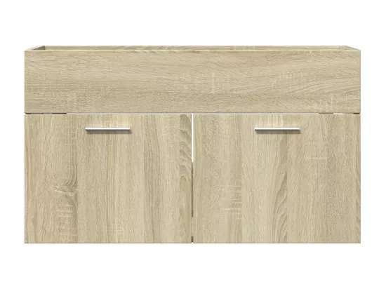 Armoire d'évier Chêne sonoma 80x38,5x46 cm Aggloméré
