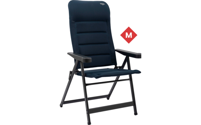 Crespo AP/237-ADS-84 Campingstuhl mit 7-fach verstellbarer Rückenlehne dunkelblau