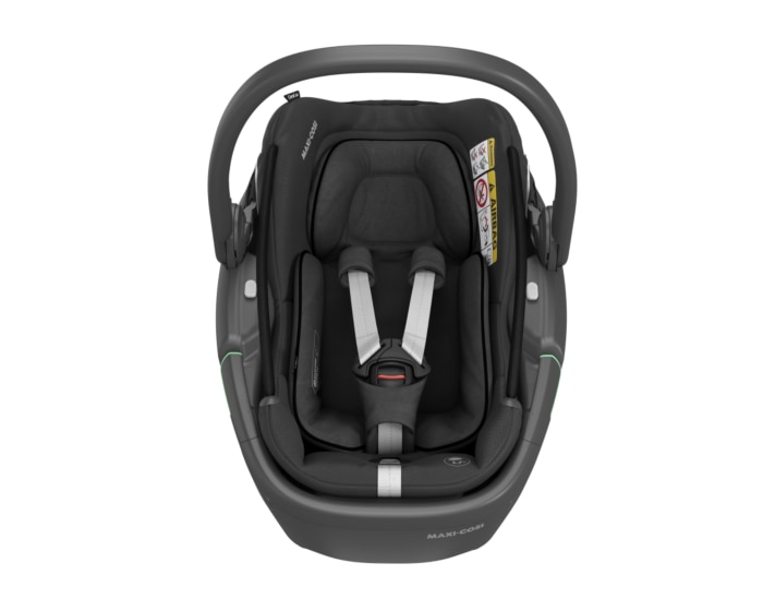 Coral 360 0 - 12 M  40 - 75 cm   0 - 12 kg    Intuitive FlexiSpin-Drehung mit nur einer Hand |    Der erste modulare Baby-Autositz |    Ultraleichtgewicht |    „Easy-in”-Gurt |