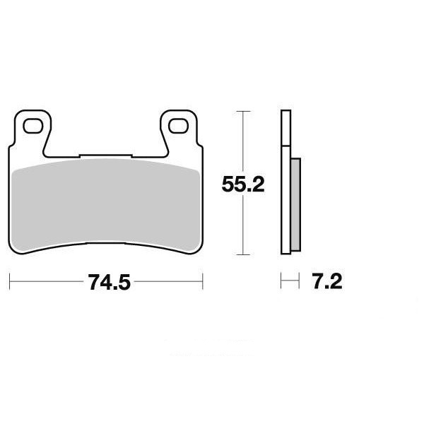 Sifam - Plaquettes de frein S1166N