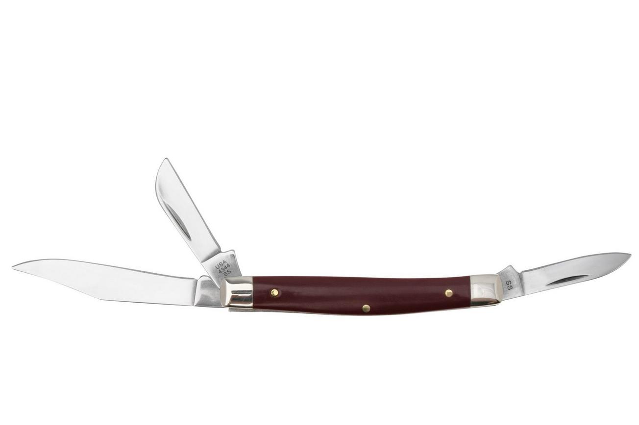 Case Medium Stockman 30465 Smooth Mulberry Synthetic 4344 SS zakmes