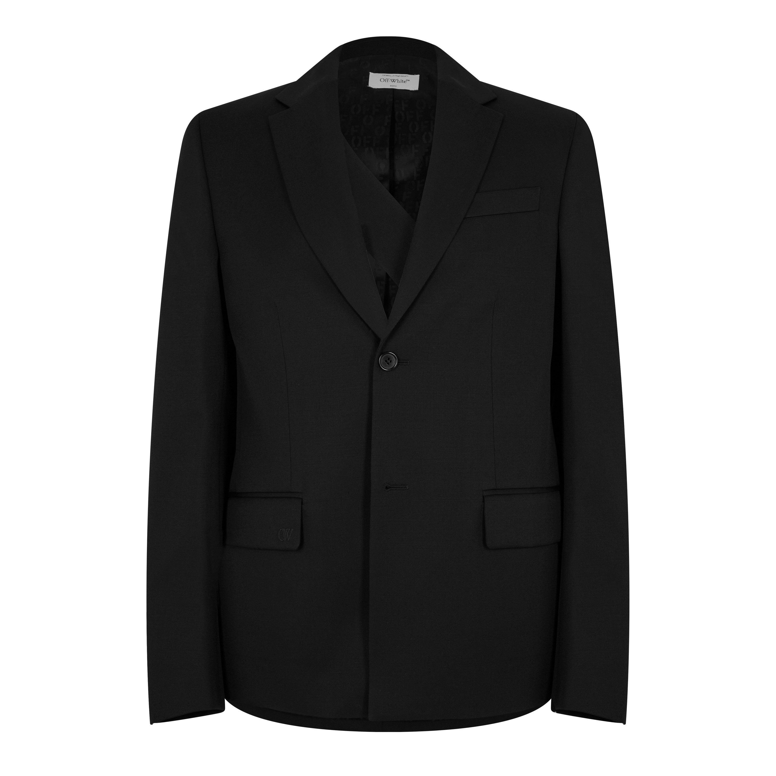 Off White Ow Embroidered Blazer