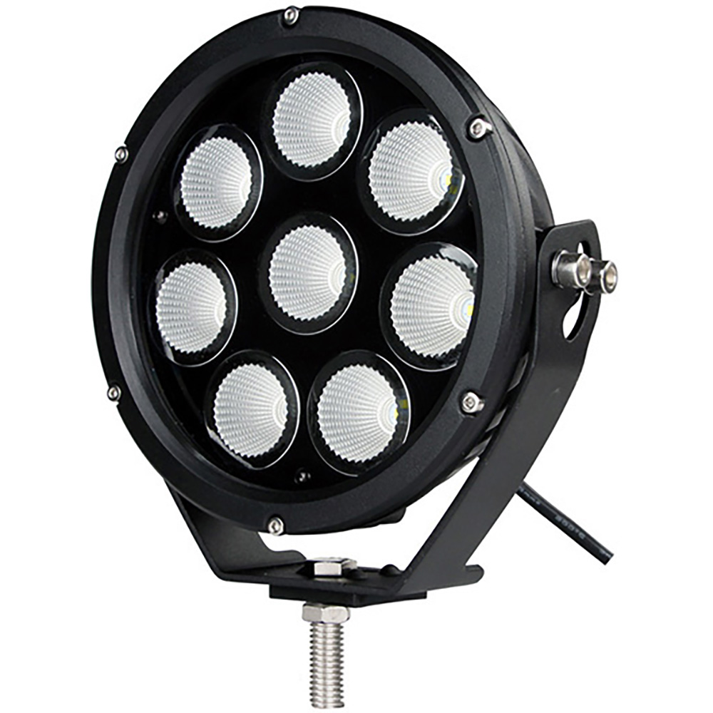 Sifam - Projecteur rond 8 led 80w Noir